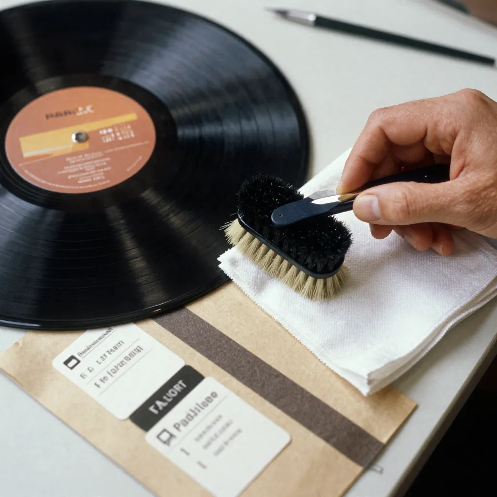 Proceso de restauración de vinilos